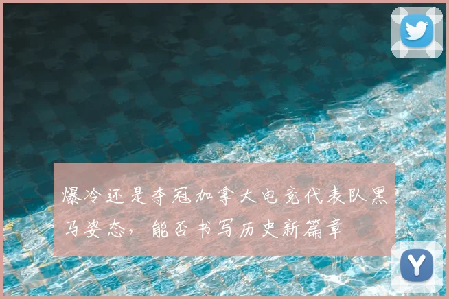 爆冷还是夺冠加拿大电竞代表队黑马姿态，能否书写历史新篇章